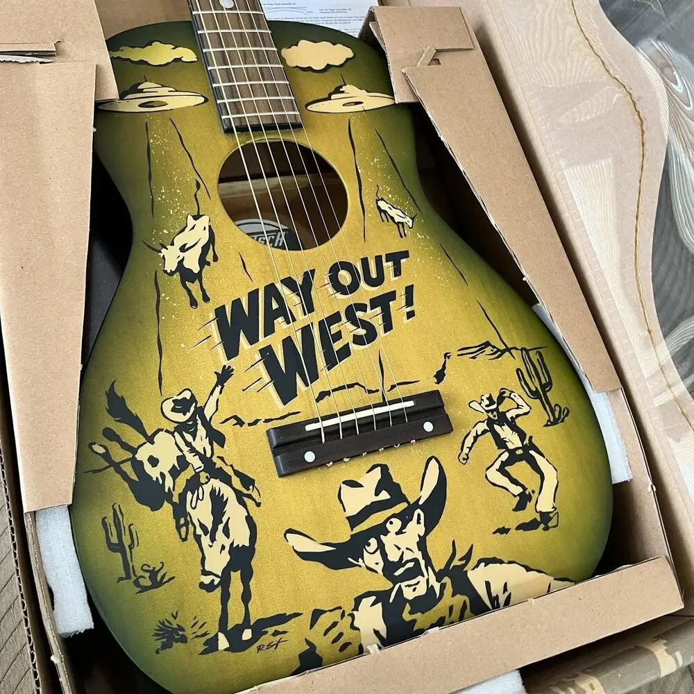 NEW Gretsch Americana G4520 Way Out West 3/4 Acoustic Guitar NOS w/ Box - Picture 2 of 16